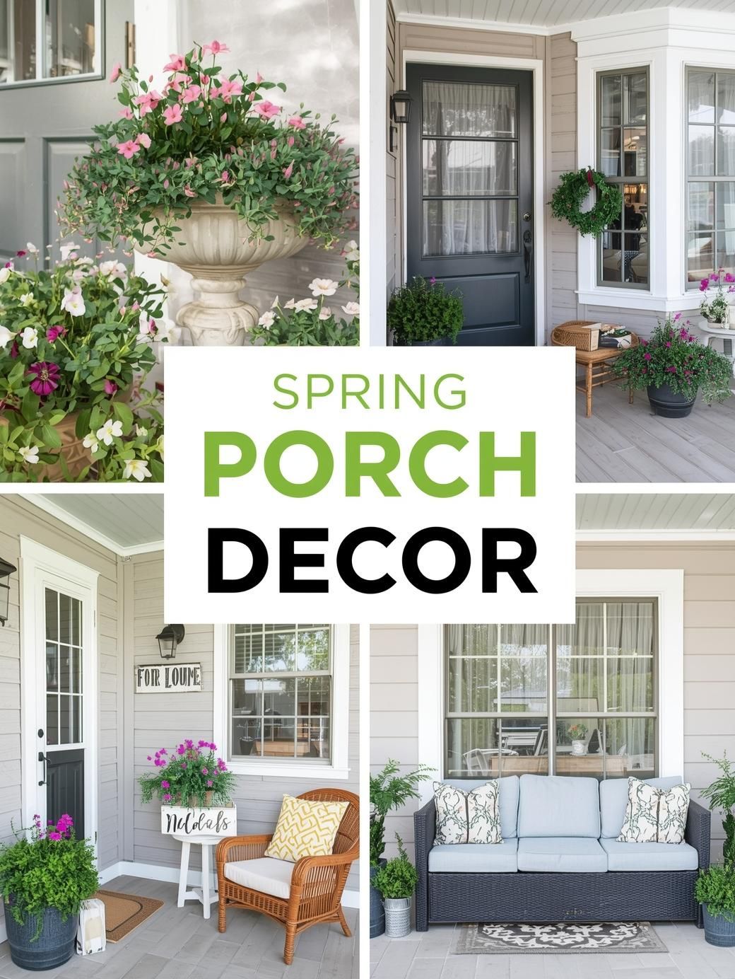 Spring Porch Decor