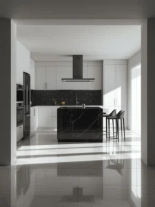 Contemporary townhome kitchen