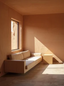 Desert modern home interior