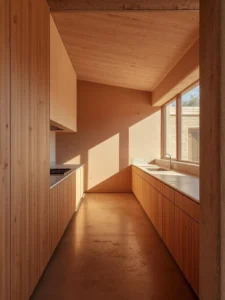 Desert modern home kitchen