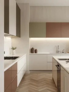 Elegant neutral kitchen