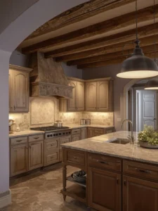 French country kitchen interior