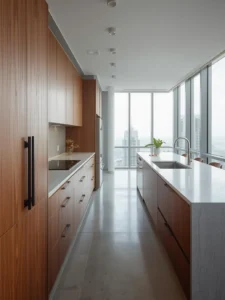 High-rise condo kitchen