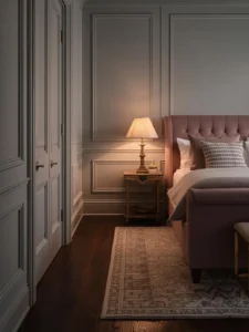Historic brownstone guest bedroom
