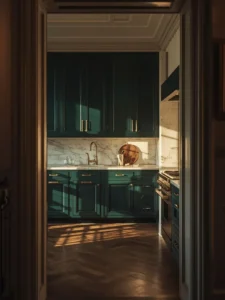 Historic brownstone kitchen