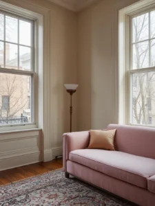 Historic brownstone sitting room