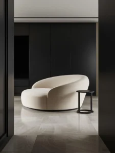 Luxury condo living room