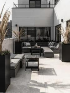 Luxury rooftop terrace
