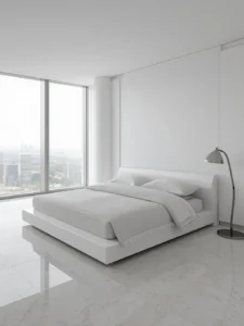 Modern high-rise bedroom