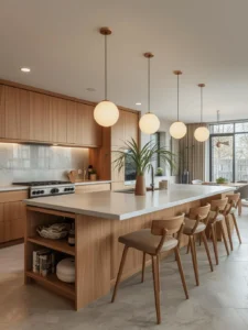 Modern kitchen island designed