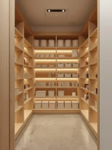Modern walk-in pantry
