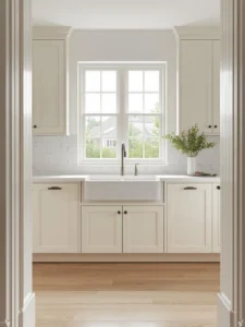 Scandinavian-inspired suburban kitchen