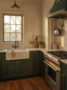 Suburban farmhouse kitchen