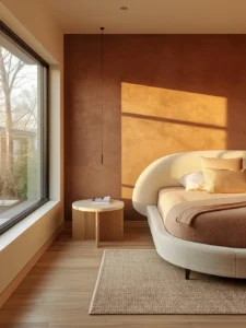 Suburban home guest bedroom