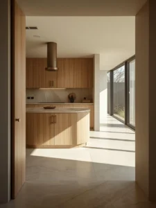 Suburban open-plan kitchen