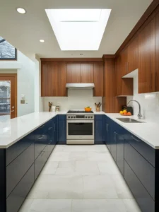 Transitional 1980s-style kitchen