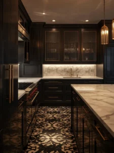 Urban apartment Art Deco kitchen