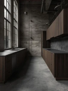 Urban industrial loft kitchen