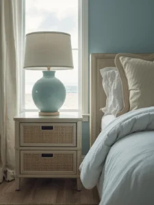 Whitewashed ash nightstand