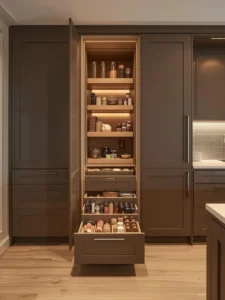 concealing pantry shelves