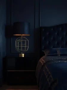 glossy lacquer nightstand