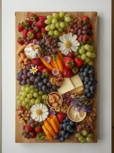 large wooden charcuterie board