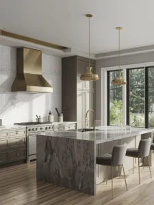 luxury-inspired remodeled kitchen