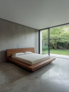master bedroom with a low-profile
