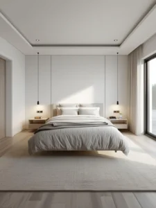 minimalist cozy bedroom
