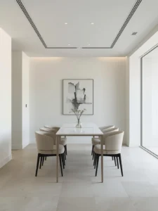 minimalist dining room