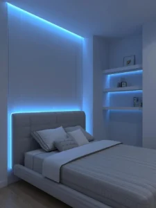modern condo boys bedroom