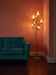 multi-light tree floor lamp