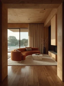 open-plan living room