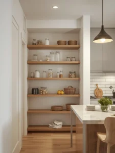 open wall pantry