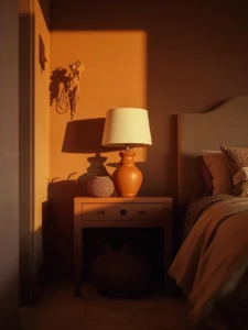 terracotta nightstand