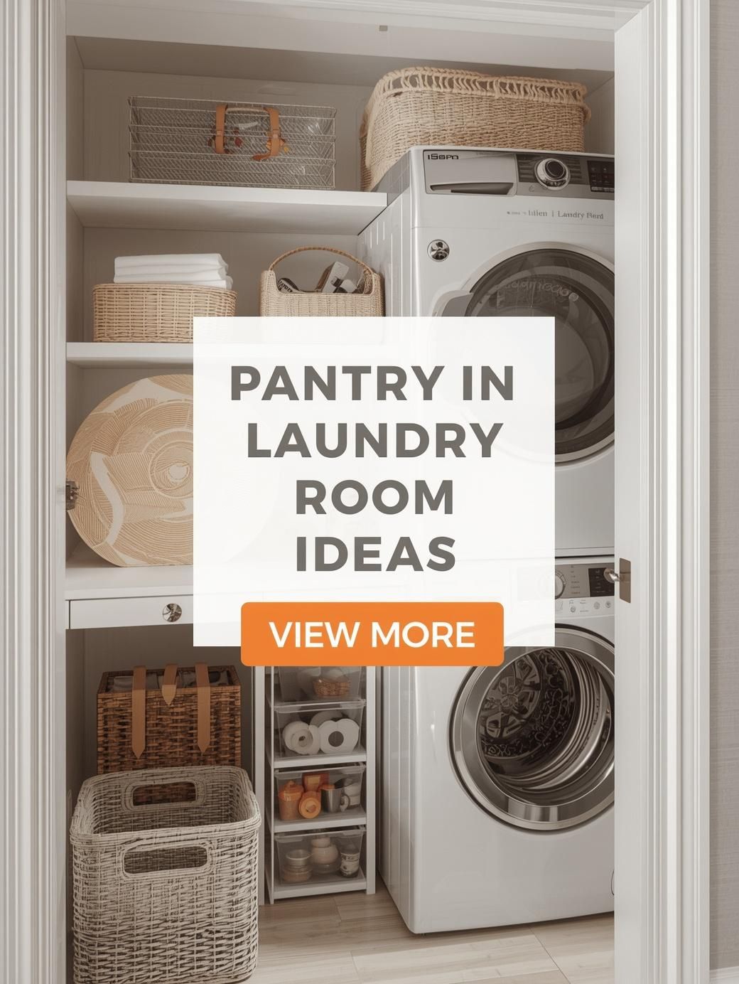 Pantry in Laundry Room