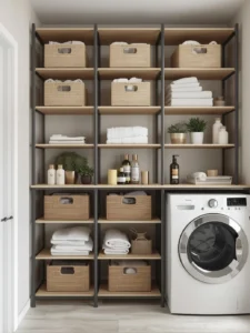 A large laundry room