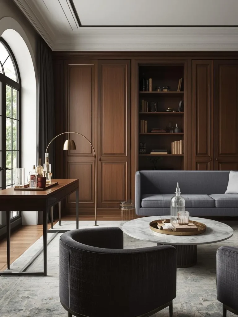 A parlor remodel designed for intelligent multifunctionality