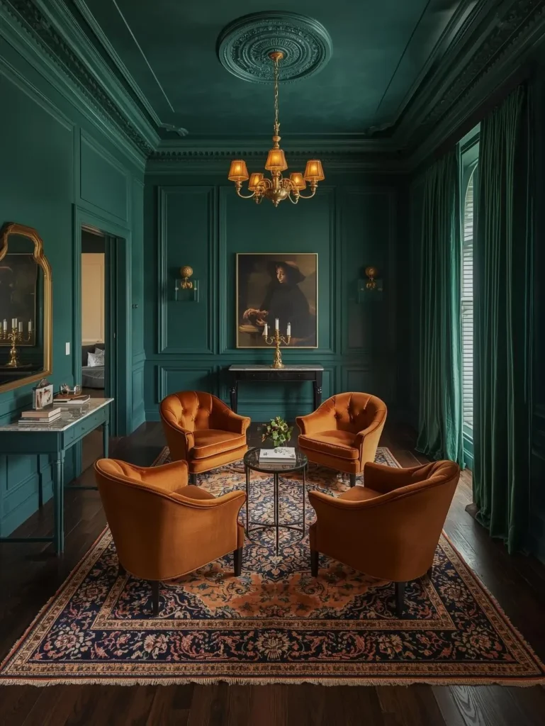 A parlor remodel reveal shot