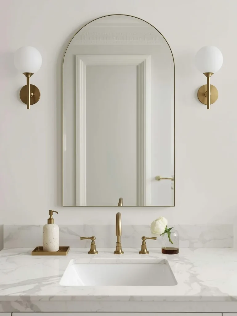 A stunning bathroom vanity