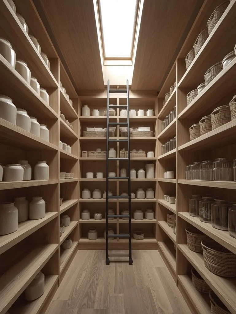 A stunning floor-to-ceiling pantry