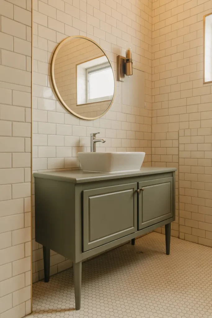Bathroom Vanity Upgrade With Vintage-Style Legs