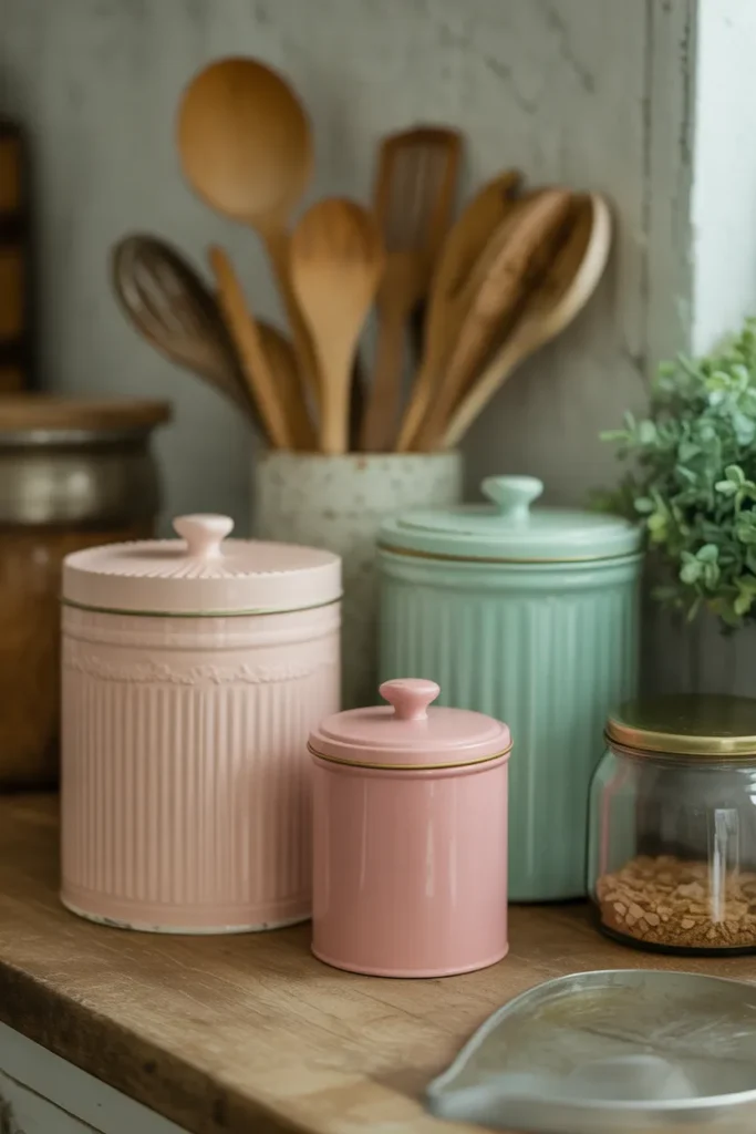 Bright Spring Kitchen Island Centerpiece With Florals