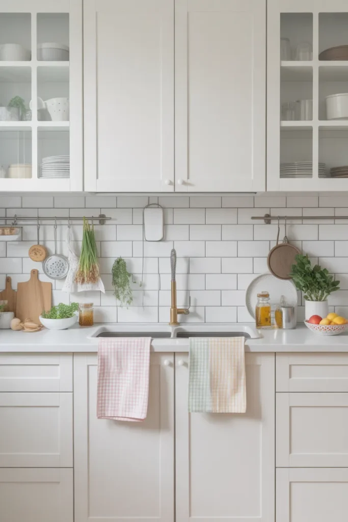 Elegant Easter Table Setup Inside the Kitchen