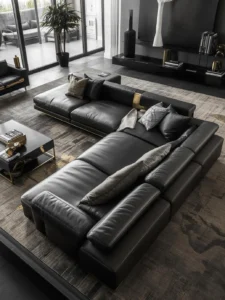 Large, modular sectional sofa