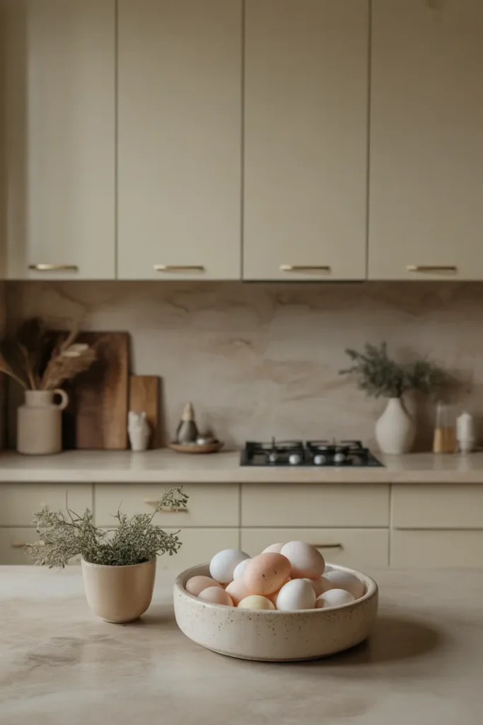 Light Wood and White Kitchen With Scandinavian Spring Styling