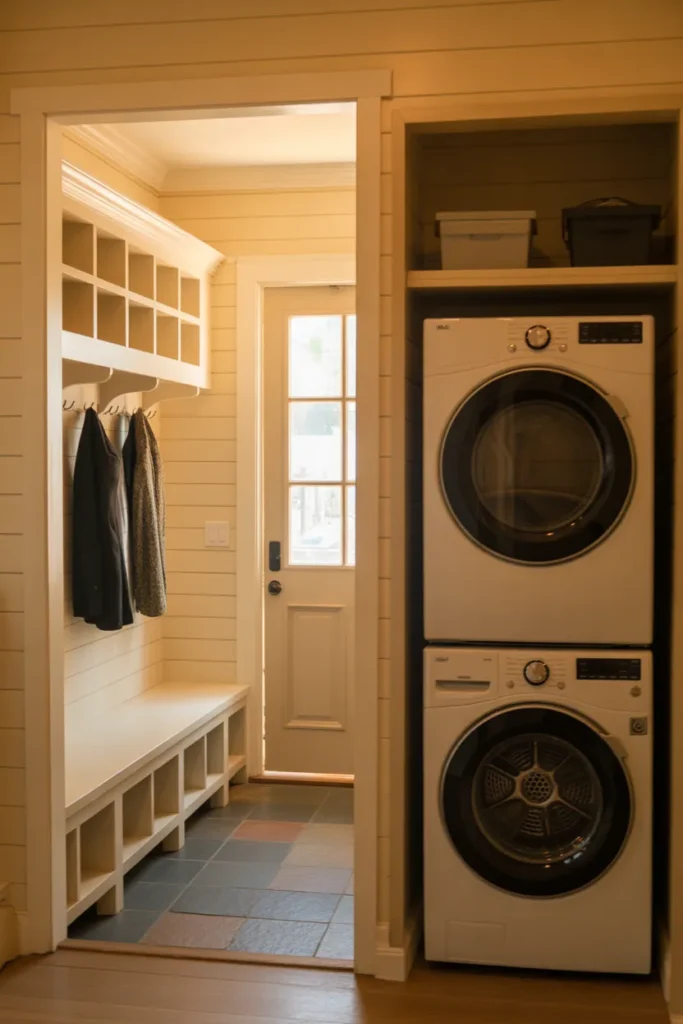 Mudroom-laundry combo room