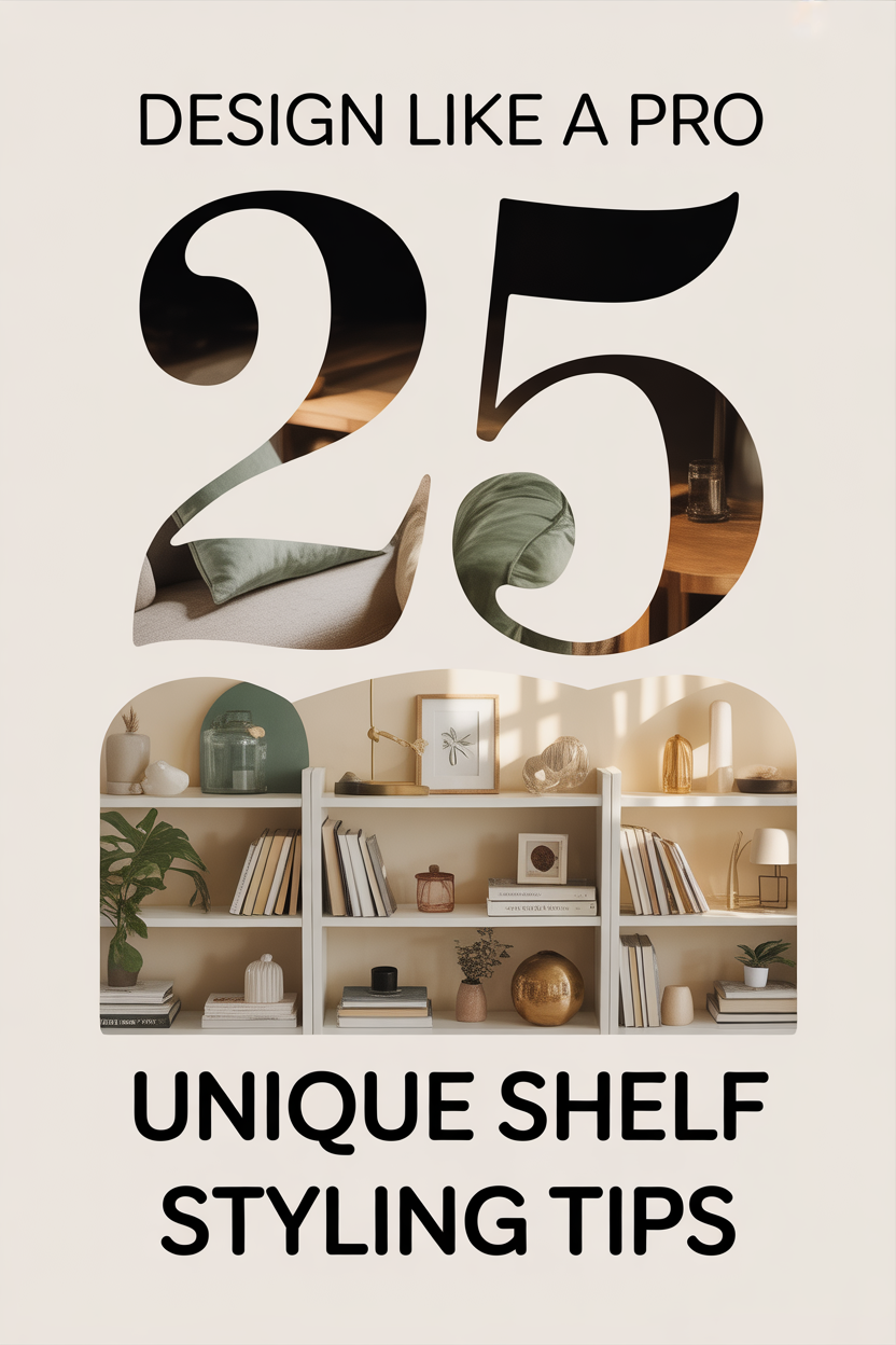 Unique Shelf Styling Tips