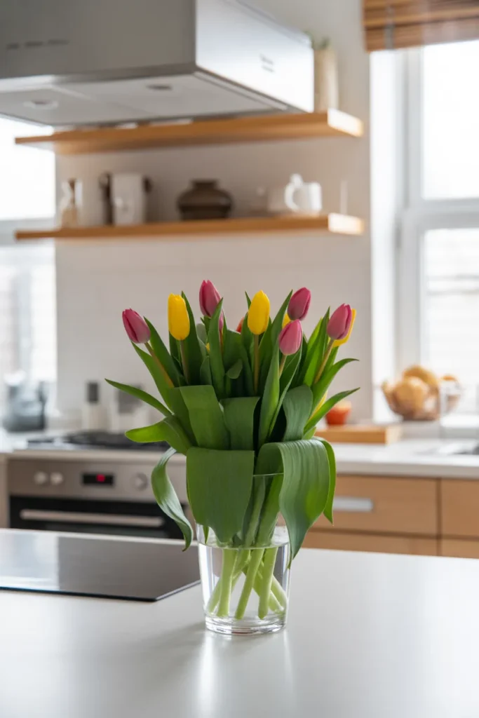 Vintage-Inspired Easter Kitchen With Soft Pastel Accents