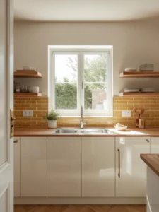 airy Mediterranean-modern kitchen